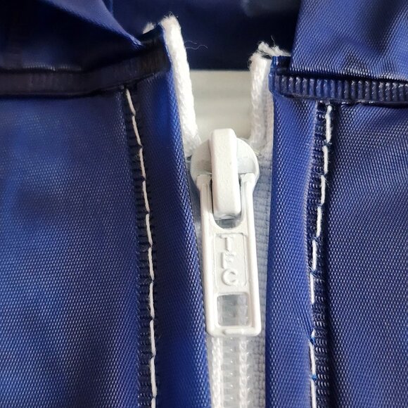 Vtg 1991 Chicago Cubs Jacket Mens XL Blue White MLB Baseball Rain Windbreaker - Picture 6 of 12